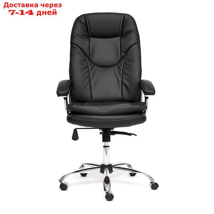 Кресло руководителя SOFTY LUX экокожа, черный, 36-6 - фото 4 - id-p227050902