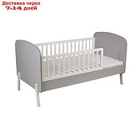 Кровать детская Polini kids Mirum 2000, c ящиком, цвет серый-белый