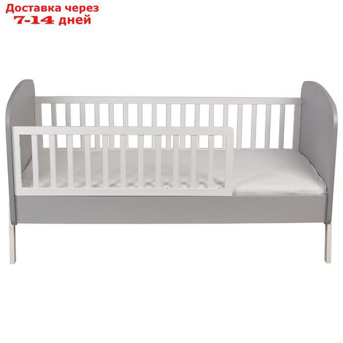 Кровать детская Polini kids Mirum 2000, c ящиком, цвет серый-белый - фото 9 - id-p227011555