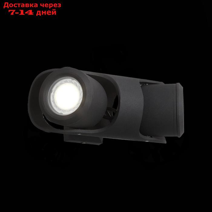 Светильник настенный G5,3 2x3W, 23,5x9 см, цвет чёрный, прозрачный - фото 5 - id-p227062816
