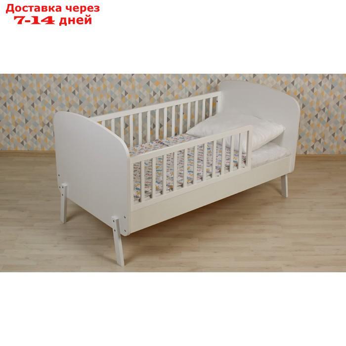 Кровать детская Polini kids Mirum 2000, c ящиком, цвет белый - фото 10 - id-p227011563