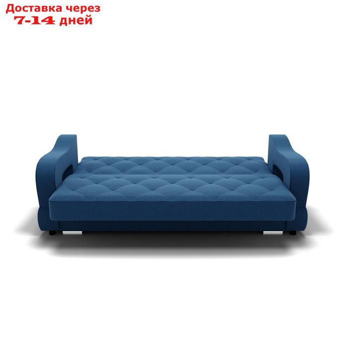Прямой диван "Бруно 2", с подлокотниками, механизм книжка, НПБ, велюр, гелекси лайт 014 - фото 4 - id-p227064734