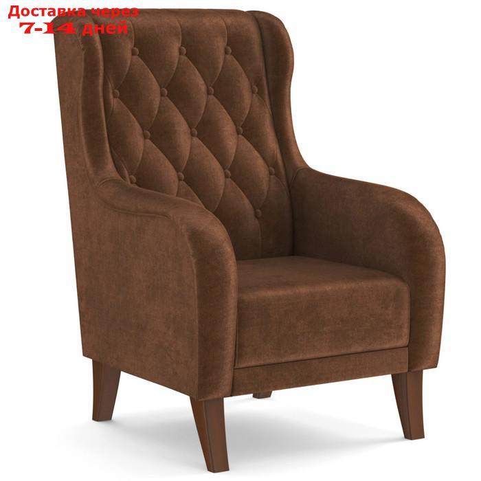 Кресло для отдыха "Амарант", велюр, цвет тенерифе шоколад - фото 1 - id-p227064742