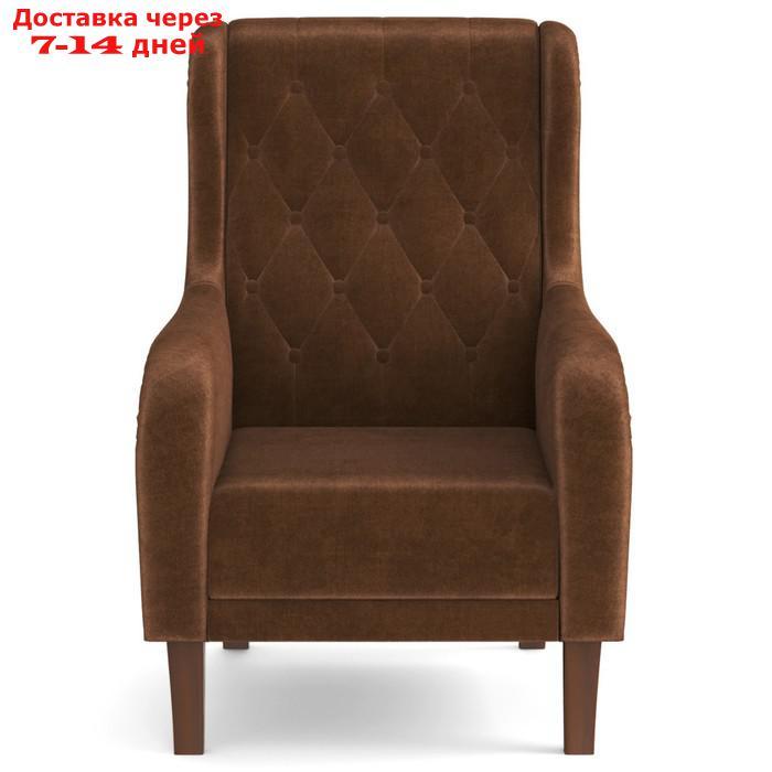 Кресло для отдыха "Амарант", велюр, цвет тенерифе шоколад - фото 2 - id-p227064742