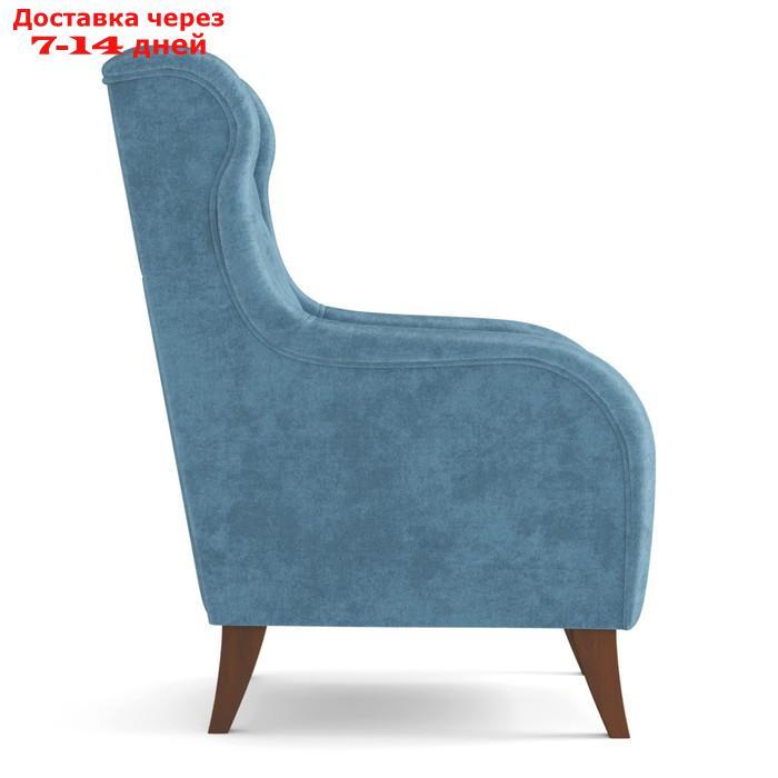 Кресло для отдыха "Амарант", велюр, цвет тенерифе дасти блю - фото 3 - id-p227064744