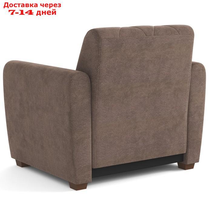 Кресло-кровать "Эдвин", велюр, цвет прага браун - фото 4 - id-p227064747