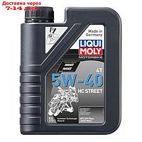 Масло моторное LiquiMoly Motorbike 4T 5W-40 HC Street, НС-синтетическое, 1 л