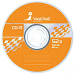 Компакт-диск CD-R Smart Track 52x, 50 шт., в тубе
