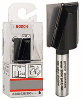 Фреза пазовая, 2 лезвия, хв-8мм, ф20мм, длина25мм Bosch (2608628390)