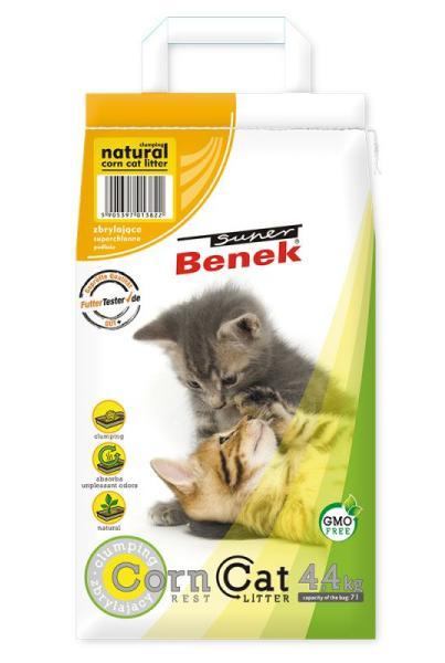 Кукурузный наполнитель Super Benek Corn Cat Классик 14 л - фото 1 - id-p224817463