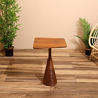 Столик кофейный 40х40х60 см, манговое дерево