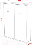 Шкаф-кровать трансформер Макс Стайл Kart 36мм 160x200, фото 5