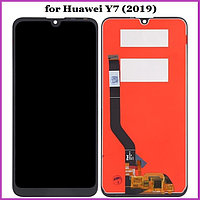 Дисплей (экран) для Huawei Y7 2019 (DUB-LX1) с тачскрином, черный