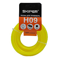 Леска SKIPER H09 (ф 3.0 мм х 15 м квадратн. сеч., желт., в уп. 40 шт.)