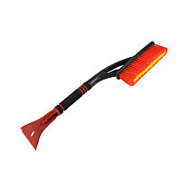 Щетка для очистки снега 61 см с мягкой ручкой, красная SPEC