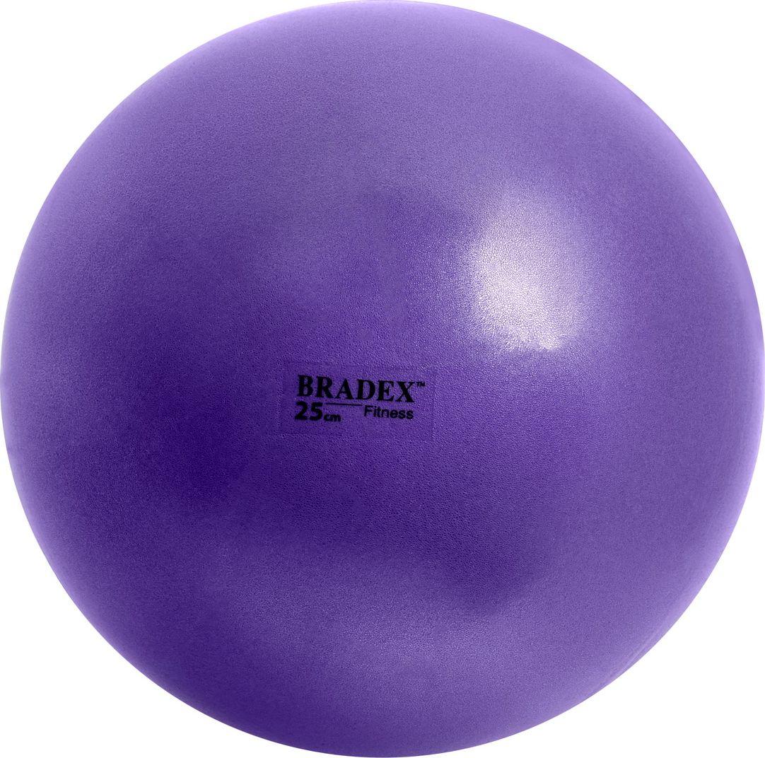 Мяч для фитнеса, йоги и пилатеса «ФИТБОЛ-25» Bradex SF 0823, фиолетовый - фото 1 - id-p227292850