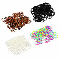 Набор резинок 95-100шт, d1,5см, силикон, 3-4 цвета, BERIOTTI, 316-323