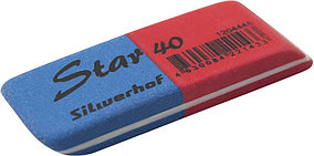 Ластик Silwerhof Star 40 57*19.5*8мм каучук термопластичный синий
