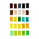 Пластика-полимерная глина запекаемая набор, BRAUBERG, 50 цветов х 20 г, с аксессуарами, фото 3