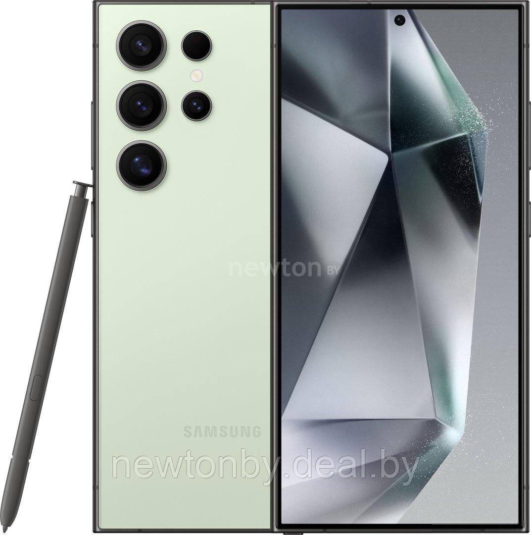 Смартфон Samsung Galaxy S24 Ultra SM-S928B 1TB (зеленый титан) - фото 1 - id-p227293618
