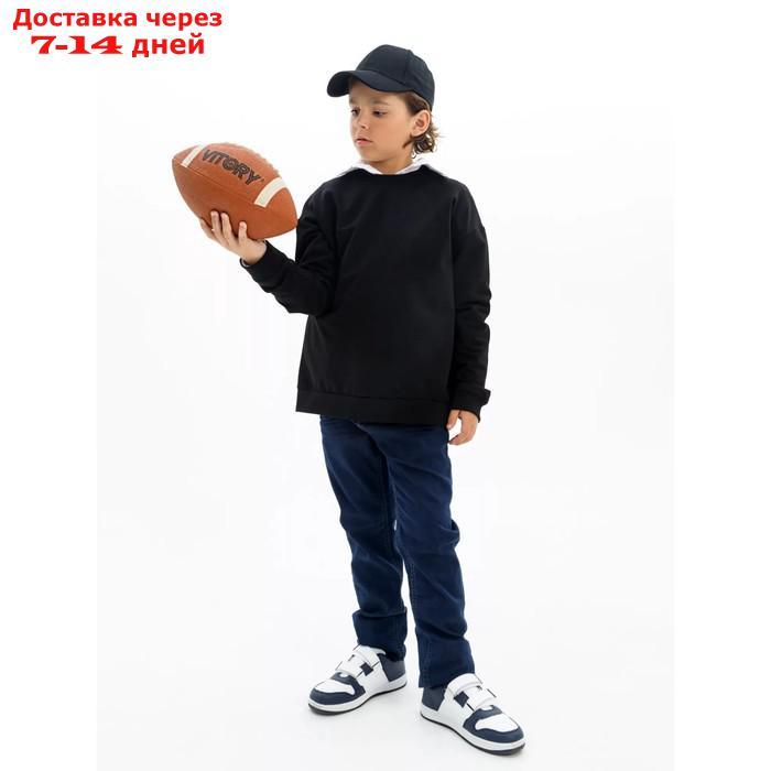 Свитшот для мальчика, рост 146 см, цвет чёрный - фото 4 - id-p227016911