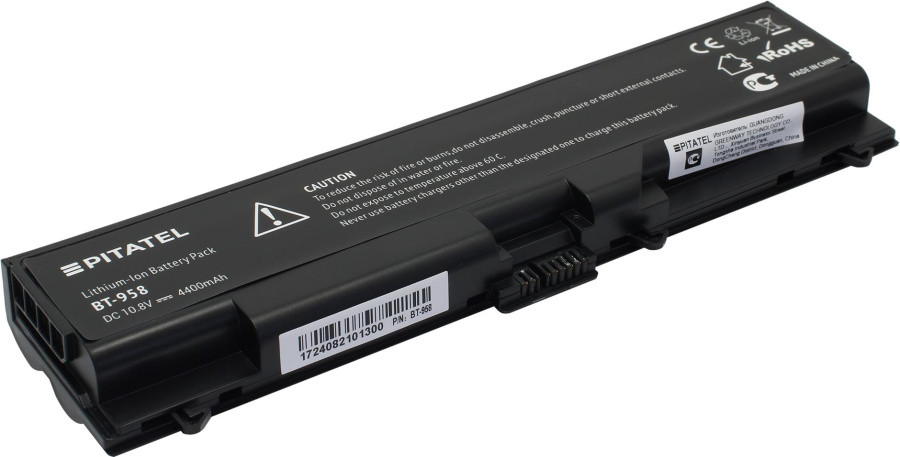 Аккумулятор Pitatel BT-958 для ноутбуков Lenovo (Li-Ion 10.8V 4400mAh 42T4712 001.90196) - фото 1 - id-p227294144