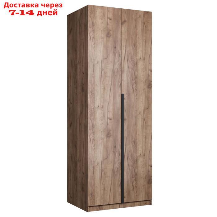 Шкаф 2-х дверный "Локер", 800×530×2200 мм, со штангой, цвет дуб табачный - фото 1 - id-p227044028