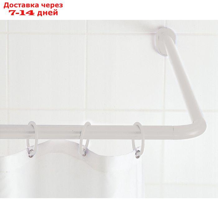 Карниз для ванной угловая, 90 х 90 см, цвет белый - фото 4 - id-p227053015