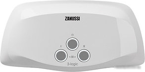 Проточный электрический водонагреватель кран+душ Zanussi 3-logic 3,5 TS