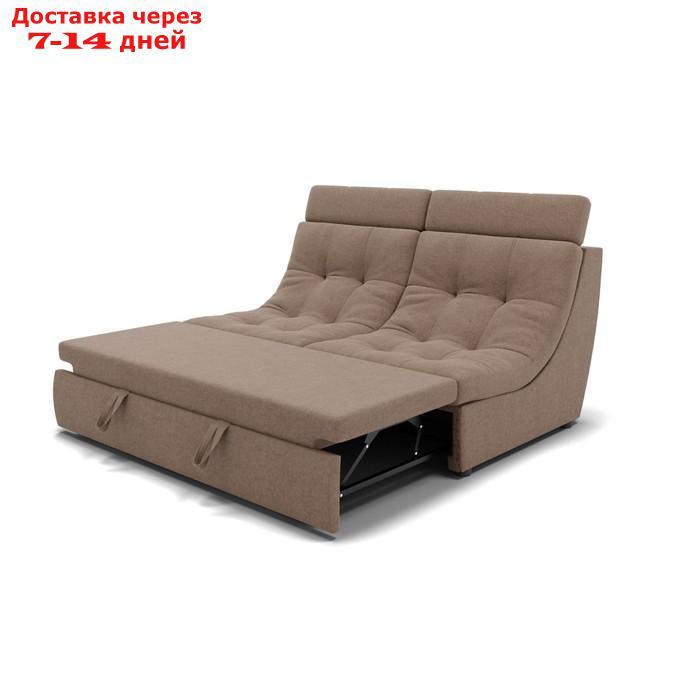 Прямой диван "Монако 1", механизм венеция, ППУ, велюр, цвет гелекси лайт 023 - фото 3 - id-p227064782
