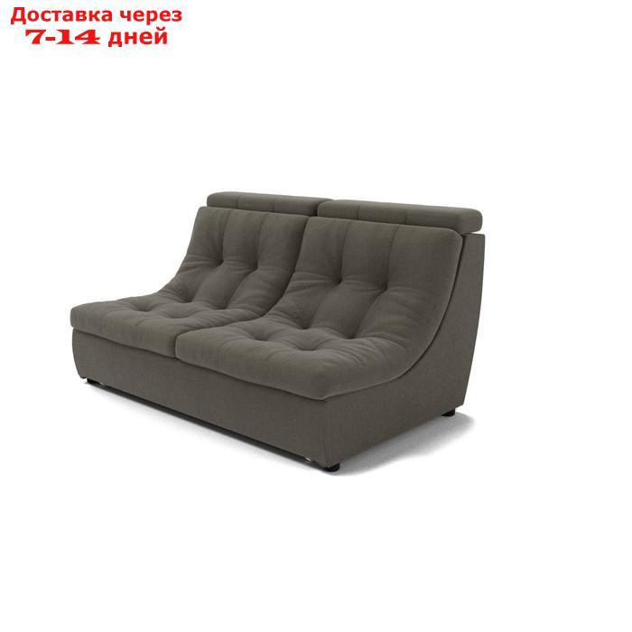 Прямой диван "Монако 1", механизм венеция, ППУ, велюр, цвет гелекси лайт 005 - фото 2 - id-p227064783