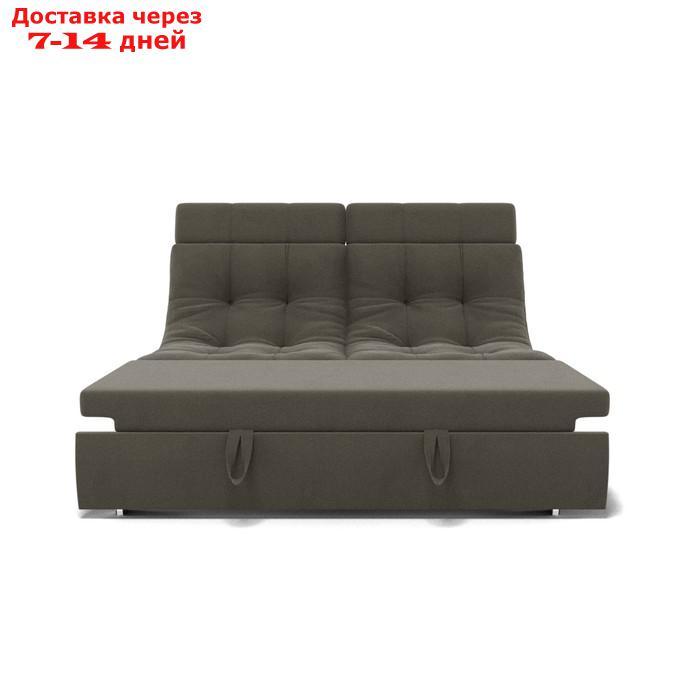 Прямой диван "Монако 1", механизм венеция, ППУ, велюр, цвет гелекси лайт 005 - фото 4 - id-p227064783