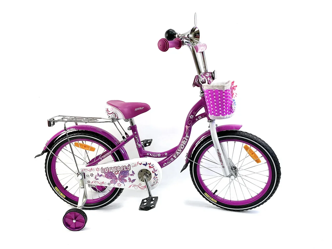 Детский двухколесный велосипед FAVORIT модель BUTTERFLY BUT-16VL - фото 1 - id-p227294878