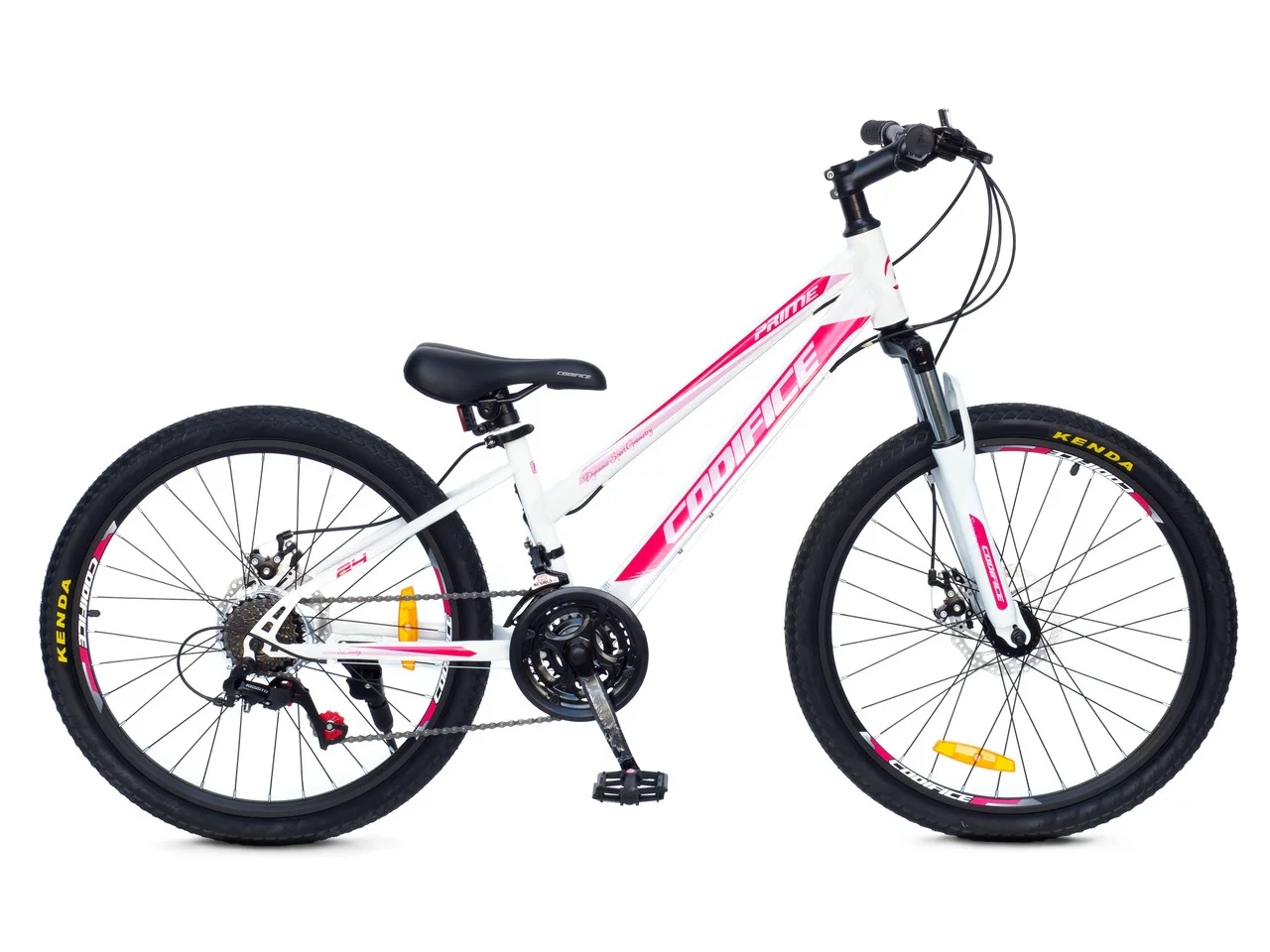 Велосипед CODIFICE PRIME 24'' бело-красный 12 рама - фото 1 - id-p227294886