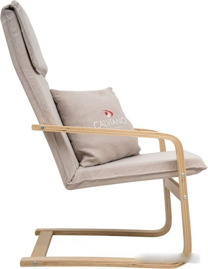 Интерьерное кресло Calviano Soft 1 (светло-бежевый) - фото 3 - id-p227294906