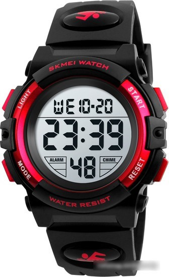 Наручные часы Skmei 1266 (черный/красный) - фото 1 - id-p227294943