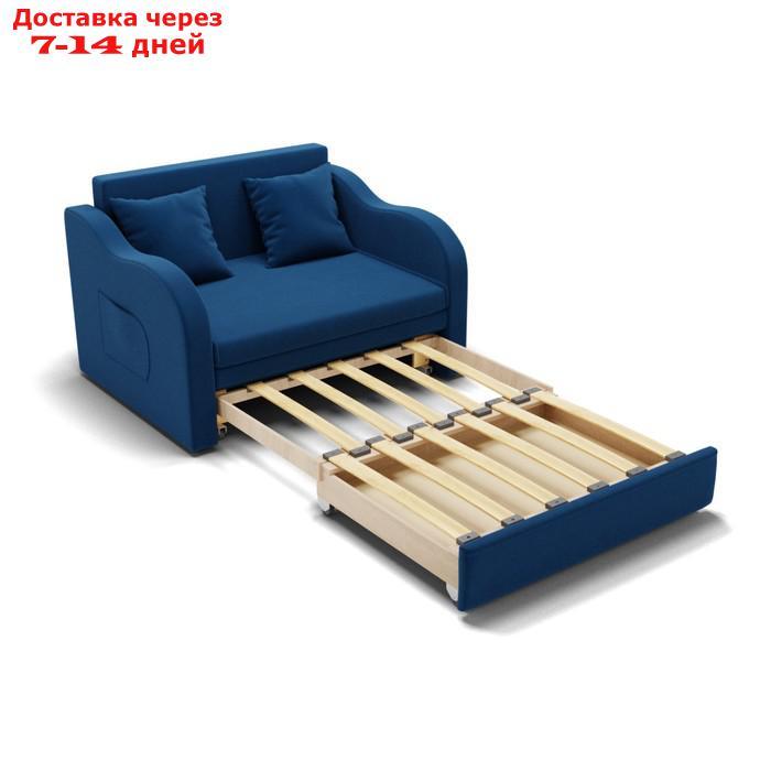 Прямой диван "Бали", механизм выкатной, велюр, цвет гелекси лайт 014 - фото 3 - id-p227068077