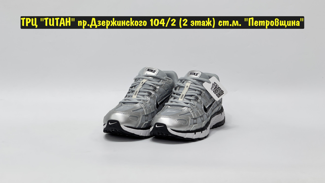 Кроссовки Nike P-6000 Grey Black - фото 2 - id-p153005713