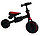 Велосипед-беговел детский с родительской ручкой 5 в 1 складной BubaGo, черно-красный, фото 3