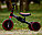 Велосипед-беговел детский с родительской ручкой 5 в 1 складной BubaGo, черно-красный, фото 8