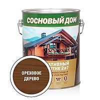 Декоративный антисептик для дерева Сосновый Дом 0.8л, ореховое дерево