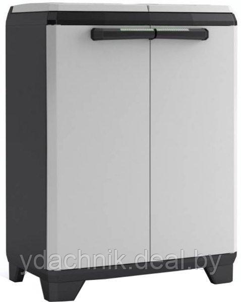 Шкаф Пластиковый SPLIT BASIC GLR/BK KETER, серо-черный - фото 1 - id-p227297165
