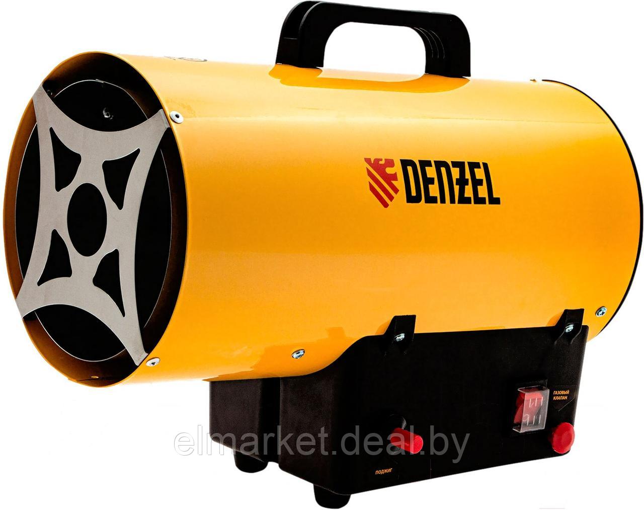 Газовая тепловая пушка Denzel GHG-15 желтый - фото 1 - id-p227298013
