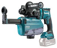 Makita Перфоратор аккум. DHR 182 ZWJ + система пылеудаления (SDS-plus, 18.0 В, без АКБ и ЗУ, 1.7 Дж, чем.)