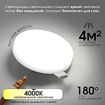 Светильник MOON с протекторным кольцом - круглый, фото 2