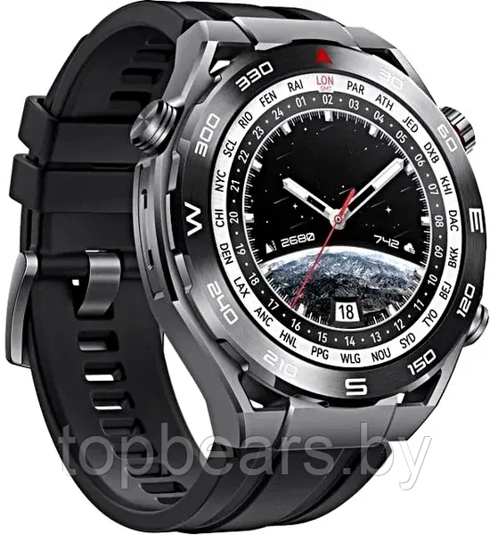 Умные часы Smart Watch W&O X5 Pro Max, Смарт часы для мужчин 2024, iOS, Android, Bluetooth звонки, 2 Ремешка - фото 2 - id-p227298707