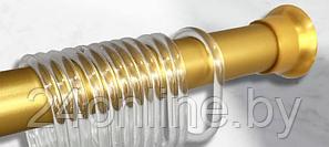 Карниз для ванны телескопический Comfort Alumin Group 70-120 см золотой