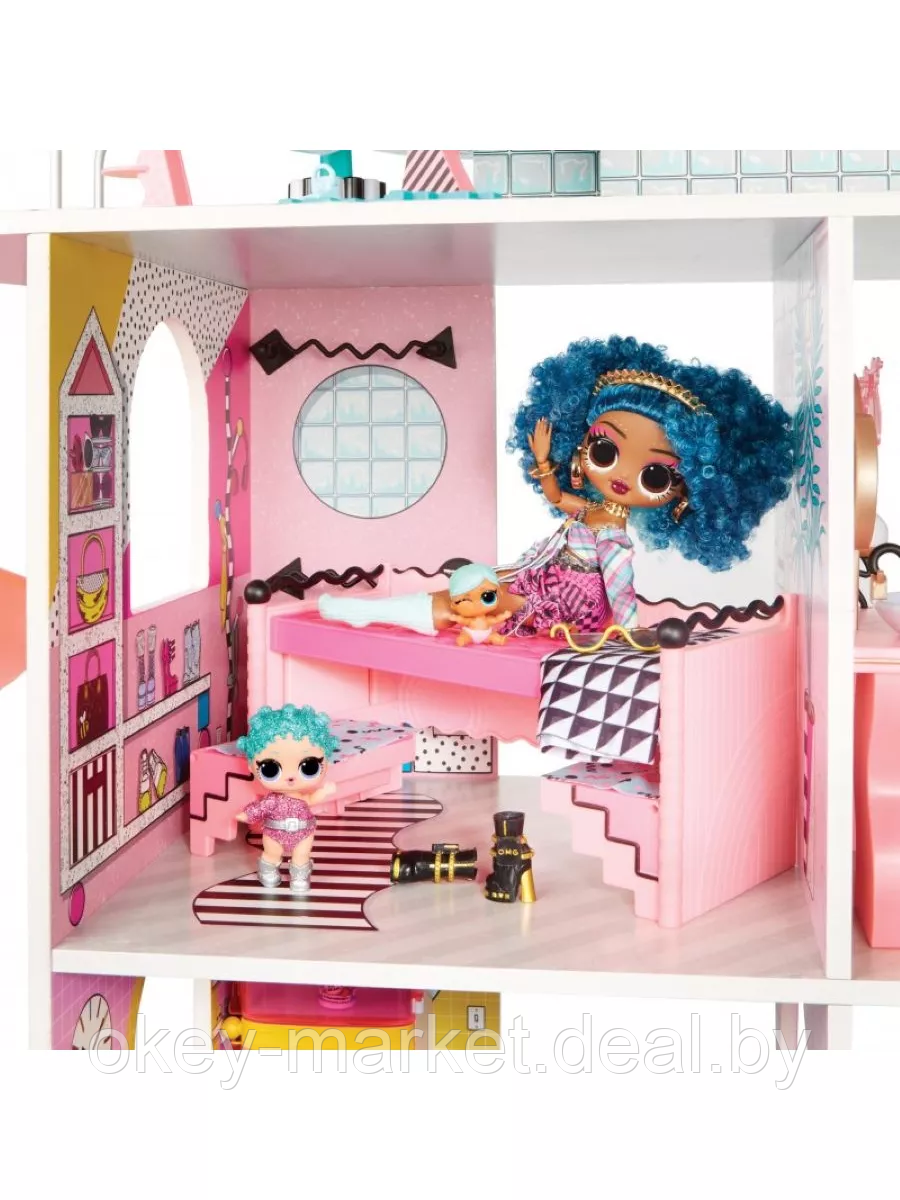 Кукольный домик L.O.L . Surprise! O.M.G. Дом Fashion House 85+ сюрпризов, 502470 - фото 3 - id-p227299456