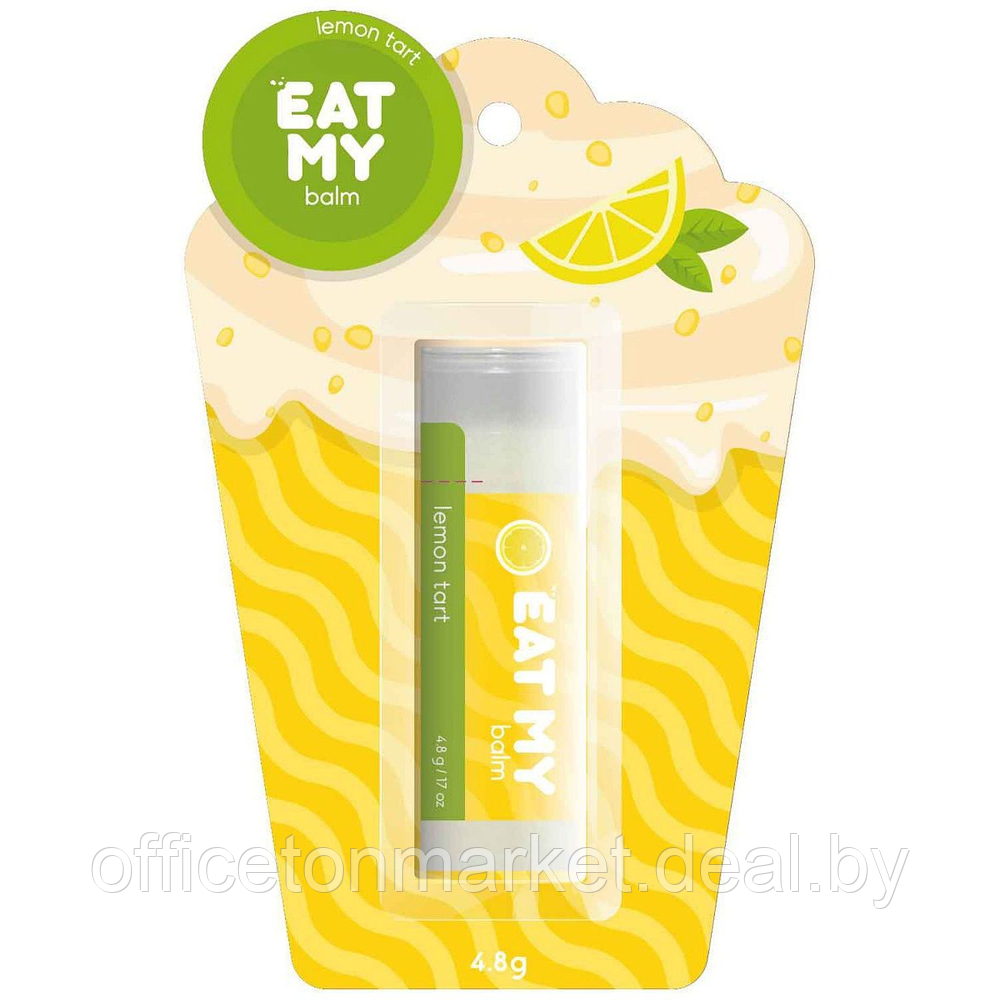 Бальзам для губ "Eat My", 4.8 г, аромат лимонный тарт - фото 1 - id-p226068065
