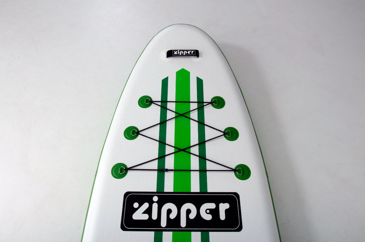 Надувная доска SUP Board (Сап Борд) ZIPPER BORNLINE 11' GREEN - фото 3 - id-p227299599